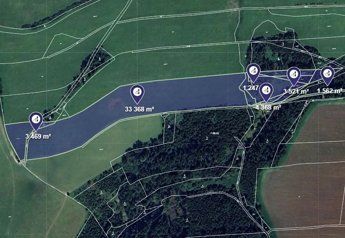 Prodej pole 74385 m²